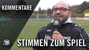 Die Stimmen zum Spiel | 1. Hanauer FC 1893 – FFV Sportfreunde 04 (16. Spieltag, Verbandsliga Süd)