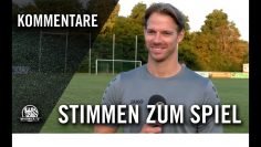 Die Stimmen zum Spiel | 1. Hanauer FC – Kickers Offenbach (Testspiel)
