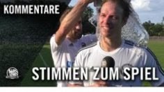 Die Stimmen zum Spiel | 1. Hanauer FC 1893 – SC Hanau 1960 (Finale, Kreispokal Hanau)