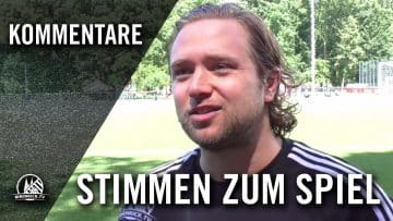 Die Stimmen zum Spiel  (3Beiner – 2. FC Holzbein, Pokalfinale Bunte Liga) | RHEINKICK.TV
