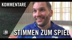 Die Stimmen zum Spiel (Achtzehnvierundneunzig – FK Srbija, NOFV-Futsal-Liga)