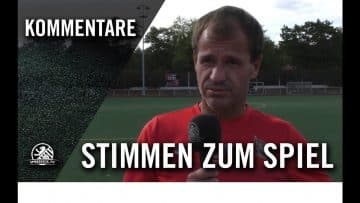 Die Stimmen zum Spiel | Adlershofer BC – BFC Preußen (1. Runde, Landespokal) | SPREEKICK.TV