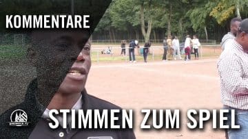 Die Stimmen zum Spiel (Afrika FC – SV Zollstock II) | RHEINKICK.TV
