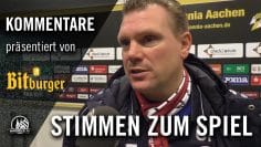 Die Stimmen zum Spiel (Alemannia Aachen – SC Fortuna Köln, Bitburger-Pokal 2016/2017) | RHEINKICK.TV