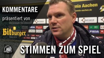 Die Stimmen zum Spiel (Alemannia Aachen – SC Fortuna Köln, Bitburger-Pokal 2016/2017) | RHEINKICK.TV