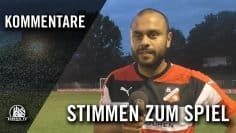 Die Stimmen zum Spiel | Altona 93 – SV Drochtersen/Assel (4. Spieltag, Regionalliga Nord)