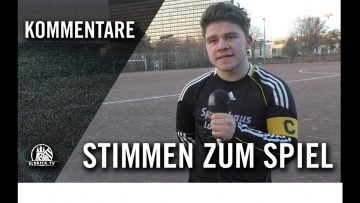 Die Stimmen zum Spiel | Altona 93 U19 – SC Vorwärts-Wacker 04 Billstedt U19 (A-Oberliga)