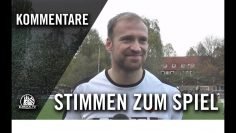 Die Stimmen zum Spiel | Altona 93 – SC Victoria Hamburg (20. Spieltag, Oberliga Hamburg)
