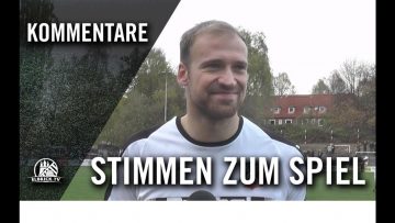 Die Stimmen zum Spiel | Altona 93 – SC Victoria Hamburg (20. Spieltag, Oberliga Hamburg)