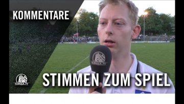 Die Stimmen  zum Spiel | Altona 93 – Hamburger SV II (33. Spieltag, Regionalliga Nord)