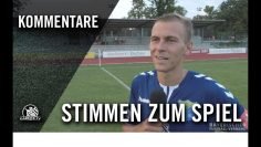 Die Stimmen zum Spiel | ASV Dachau – FC Pipinsried (1. Runde, Pokal)
