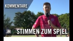 Die Stimmen zum Spiel | ASV Hamburg – Du?neberger SV (28. Spieltag, Bezirksliga Ost)
