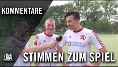 Die Stimmen zum Spiel (ASV Hamburg – SC Vier- und Marschlande, Bezirksliga Ost) | ELBKICK.TV