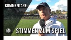 Die Stimmen zum Spiel | Auswahl Berlin-Liga – 1. FC Union Berlin (Testspiel)