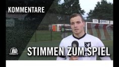 Die Stimmen zum Spiel | Barsbütteler SV – SC Wentorf (1. Spieltag, Bezirksliga Ost)