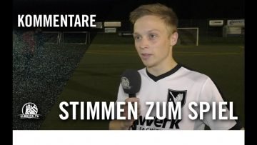 Die Stimmen zum Spiel | Barsbütteler SV – SC Vier- und Marschlande (9. Spieltag, Bezirksliga Ost)
