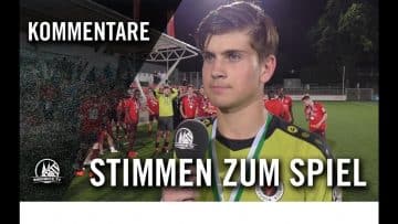 Die Stimmen zum Spiel | Bayer 04 Leverkusen U19 – Viktoria Köln U19 (Finale, FVM-Pokal 2018)