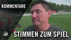 Die Stimmen zum Spiel (Bayer 04 Leverkusen – Tucson Soccer Academy, U17 B-Jugend, Testspiel)