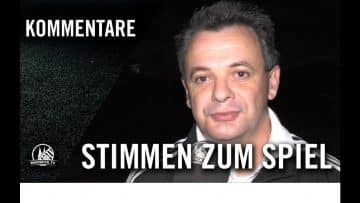 Die Stimmen zum Spiel | BC Stotzheim U17 – SpVg Frechen 20 U17 (Achtelfinale, B-Junioren Kreispokal)