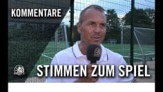 Die Stimmen zum Spiel | Berlin Türkspor – 1. FC Novi Pazar (Testspiel)