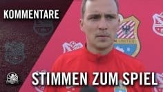 Die Stimmen zum Spiel | Berlin United – SV Empor Berlin (10. Spieltag, Berlin-Liga)