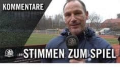 Die Stimmen zum Spiel | Berliner AK – VSG Altglienicke (Achtelfinale, Landespokal)