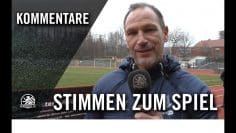Die Stimmen zum Spiel | Berliner AK – VSG Altglienicke (Achtelfinale, Landespokal)