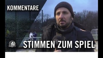 Die Stimmen zum Spiel | Berliner SC U19 – SC Staaken U19 (12. Spieltag, Verbandsliga)
