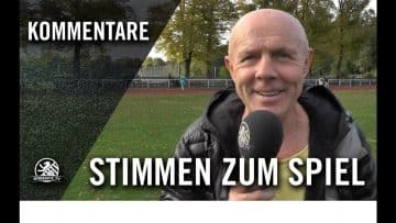 Die Stimmen zum Spiel | Berliner SC – SV Sparta Lichtenberg (9. Spieltag, Berlin-Liga)