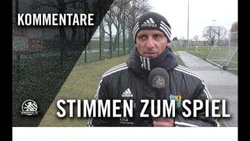 Die Stimmen zum Spiel | BFC Dynamo U19 – Chemnitzer FC U19