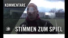 Die Stimmen zum Spiel | BFC Dynamo U18 – Lichtenberg 47 U19 (9. Spieltag, Landesliga, Staffel 2)