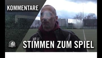 Die Stimmen zum Spiel | BFC Dynamo U18 – Lichtenberg 47 U19 (9. Spieltag, Landesliga, Staffel 2)