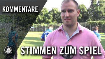 Die Stimmen zum Spiel (Blau-Weiss 90 – TSV Helgoland II, Tempelhof-Schöneberg-Bezirkspokal)