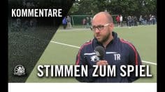 Die Stimmen zum Spiel | Blau-Weiß 1890 Berlin U19 – SV  Berolina Mitte U19 ( A-Bezirksliga)