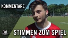 Die Stimmen zum Spiel (Bramfelder SV – Barsbütteler SV, U19 A-Junioren, Oberliga) | ELBKICK.TV