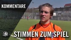 Die Stimmen zum Spiel (BSC Eintracht Südring – Club Italia, Bezirksliga, Staffel 1) | SPREEKICK.TV