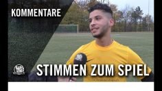 Die Stimmen zum Spiel | BSC Kelsterbach – FV Alemannia Nied (16. Spieltag, Kreisoberliga Maintaunus)