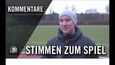 Die Stimmen zum Spiel | BSC Rehberge – Tennis Borussia Berlin II (15. Spieltag, Bezirksliga)