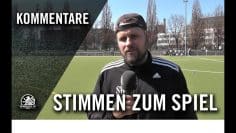 Die Stimmen zum Spiel | BSV Al-Dersimspor II – Kickers Hirschgarten (21. Spieltag, Kreisliga)