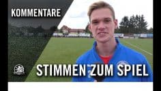 Die Stimmen zum Spiel | BSV Eintracht Mahlsdorf – SV Tasmania Berlin (2. Runde, Pokal)