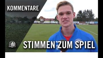 Die Stimmen zum Spiel | BSV Eintracht Mahlsdorf – SV Tasmania Berlin (2. Runde, Pokal)