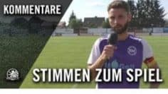 Die Stimmen zum Spiel | BSV Eintracht Mahlsdorf – Berlin United (1. Spieltag Berlin-Liga)