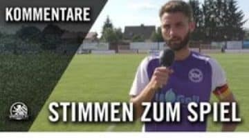 Die Stimmen zum Spiel | BSV Eintracht Mahlsdorf – Berlin United (1. Spieltag Berlin-Liga)