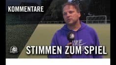 Die Stimmen zum Spiel | BSV GW Neukölln U19 – SC Staaken U19 (25. Spieltag, A-Junioren Verbandsliga)