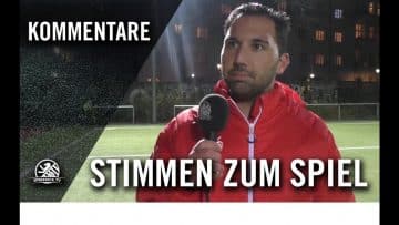 Die Stimmen zum Spiel | BSV Hürtürkel U19 – SC Staaken U18 (10. Spieltag, Landesliga, Staffel 1)