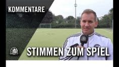 Die Stimmen zum Spiel | BSV Victoria Friedrichshain – Concordia Wilhelmsruh (2. Spieltag, Kreisliga)