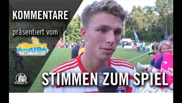 Die Stimmen zum Spiel | Buchholzer FC – Hamburger SV | Präsentiert vom ARRIBA Erlebnisbad
