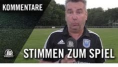 Die Stimmen zum Spiel | Buxtehuder SV – FC Elazig Spor (30. Spieltag, Landesliga Hansa)