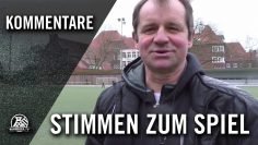 Die Stimmen zum Spiel (BV Altenessen – DJK SG Altenessen, Kreisliga A Nord, Kreis Essen)