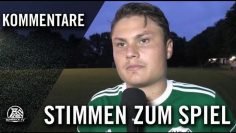 Die Stimmen zum Spiel | BV Hiltrop – DJK TuS Hordel (2. Runde, Kreispokal Bochum)